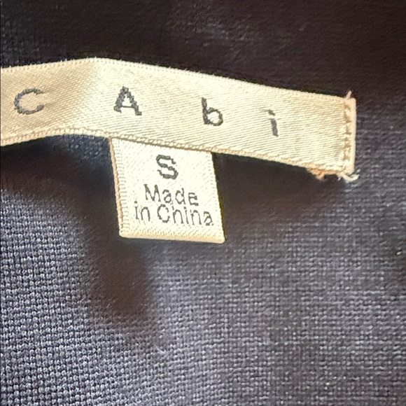 CAbi Striped Blazer with Gold Accents sz S Excellent - Picture 6 of 8